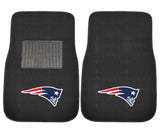 New England Patriots Embroidered Car Floor Mat Set - NFL