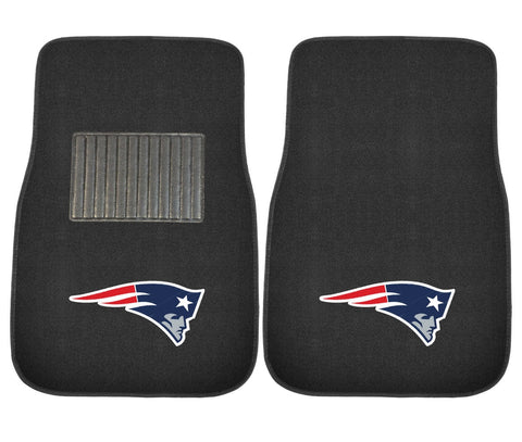 New England Patriots Embroidered Car Floor Mat Set - NFL