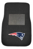 New England Patriots Embroidered Car Floor Mat Set - NFL