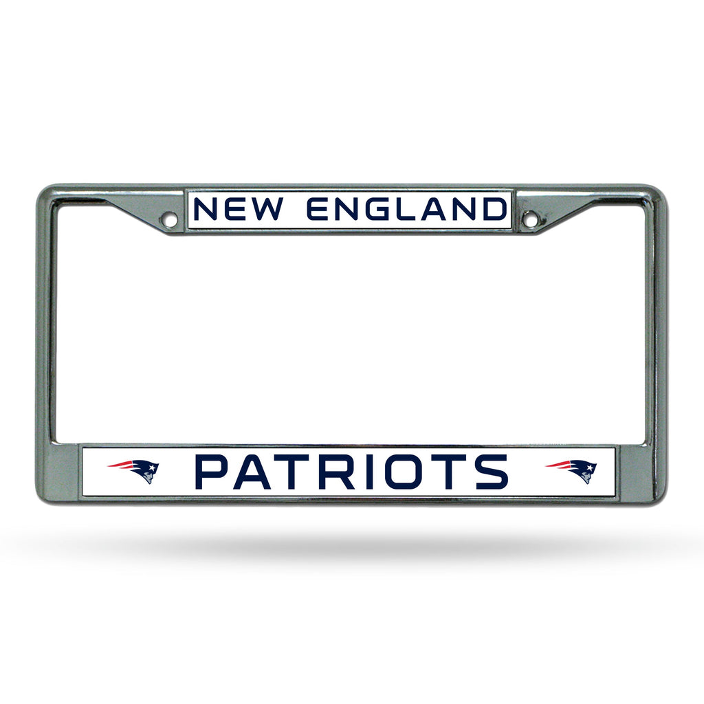 New England Patriots Chrome License Plate Frame - NFL