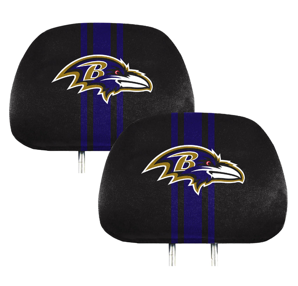Baltimore Ravens Printed Headrest Covers - NFL