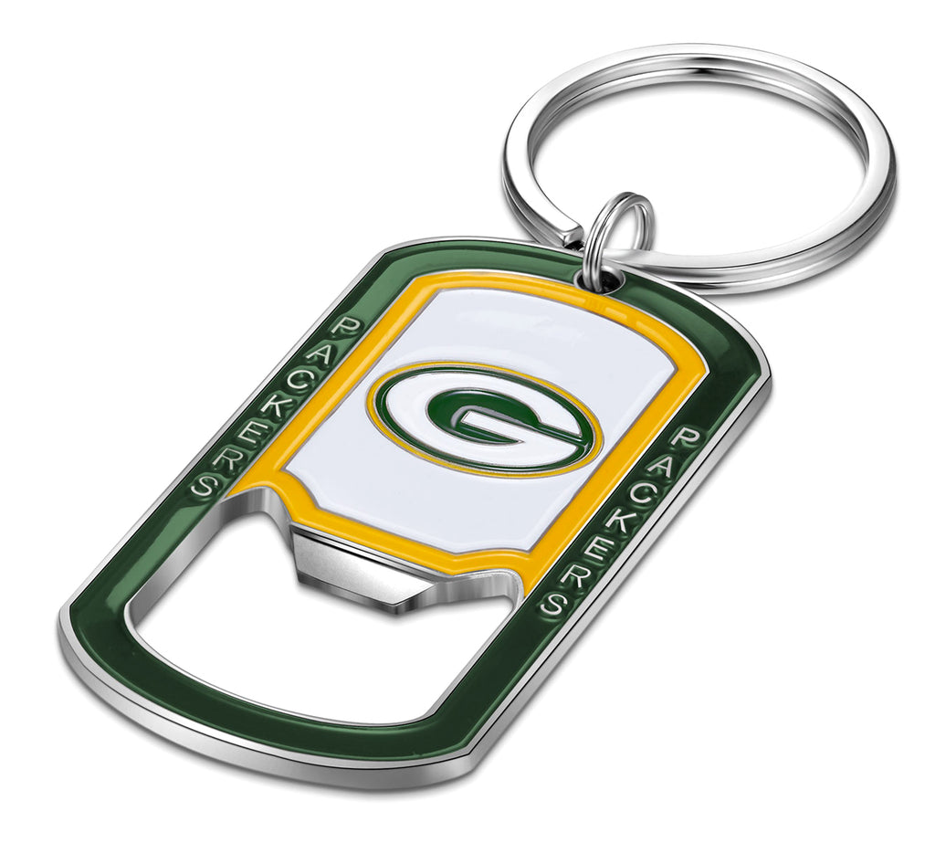 Green Bay Packers Bottle Opener Key Chain - NFL