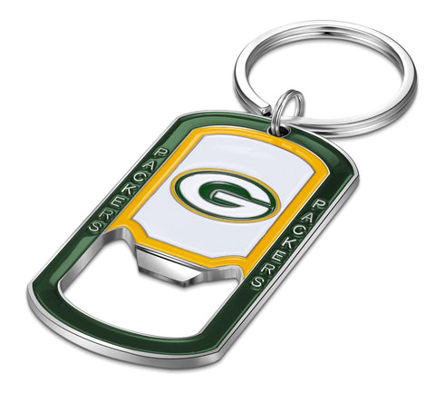 Green Bay Packers Bottle Opener Key Chain - NFL
