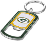 Green Bay Packers Bottle Opener Key Chain - NFL