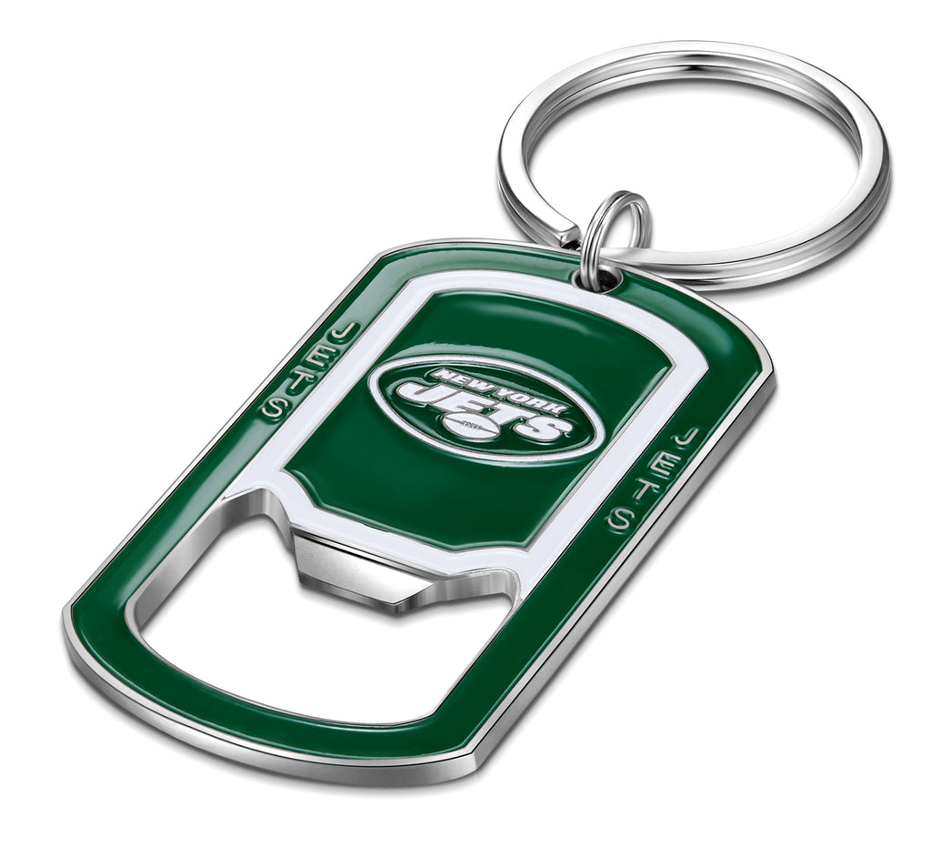 New York Jets Bottle Opener Key Chain - NFL