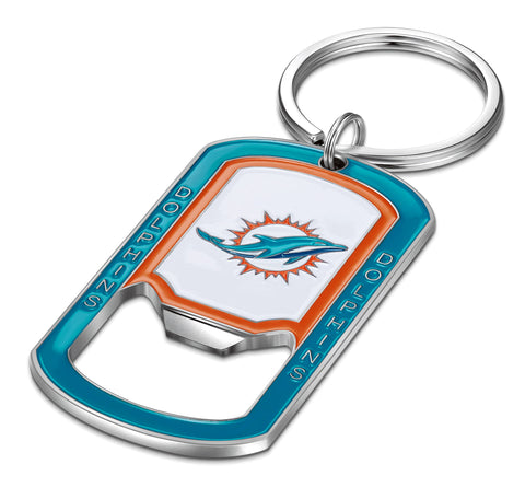 Miami Dolphins Bottle Opener Key Chain - NFL
