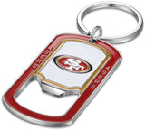 San Francisco 49ers Bottle Opener Key Chain - NFL