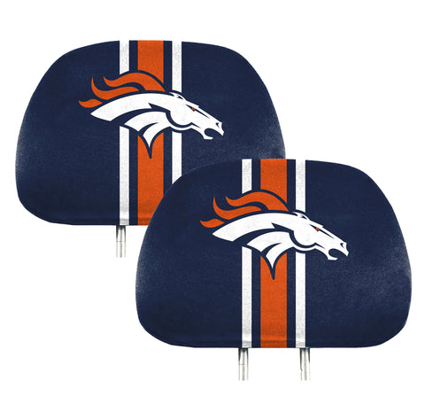 Denver Broncos Printed Headrest Covers - NFL