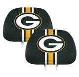 Green Bay Packers Printed Headrest Covers - NFL