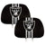 Las Vegas Raiders Printed Headrest Covers - NFL