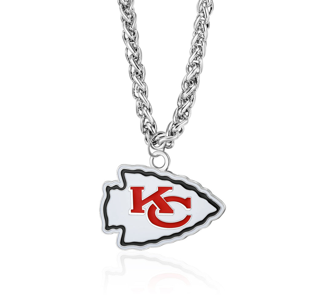 Officially Licensed Kansas City Chiefs Pendant Chain Necklace NFL Officially Licensed Kansas City Chiefs Pendant Chain Necklace NFL