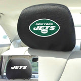 New York Jets Embroidered Headrest Covers - NFL