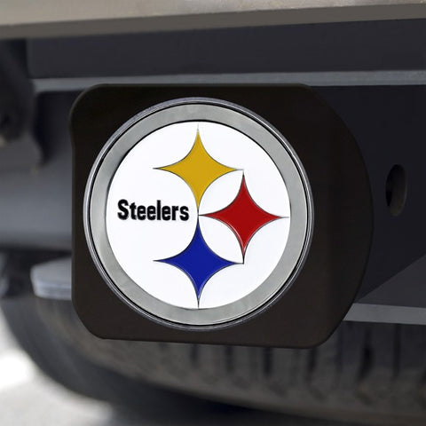 Pittsburgh Steelers Painted Emblem Hitch Cover - NFL