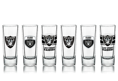 Las Vegas Raiders Shot Glass Set - NFL