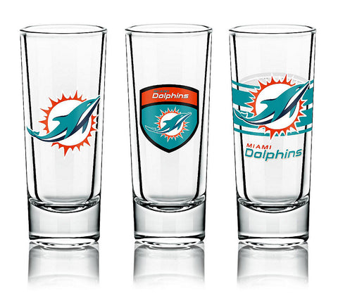 Miami Dolphins Shot Glass Set - NFL