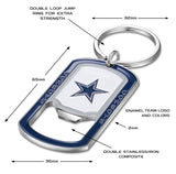 Dallas Cowboys Bottle Opener Key Chain - NFL