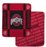 Ohio State Buckeyes Reversible Fleece Blanket - NCAA