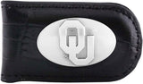 Oklahoma Sooners Crocodile Leather Money Clip  - NCAA