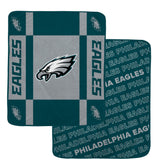 Philadelphia Eagles Reversible Fleece Blanket - NFL