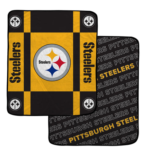 Pittsburgh Steelers Reversible Fleece Blanket - NFL