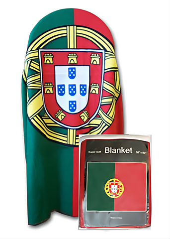 Portugal Flag Fleece Blanket - 50