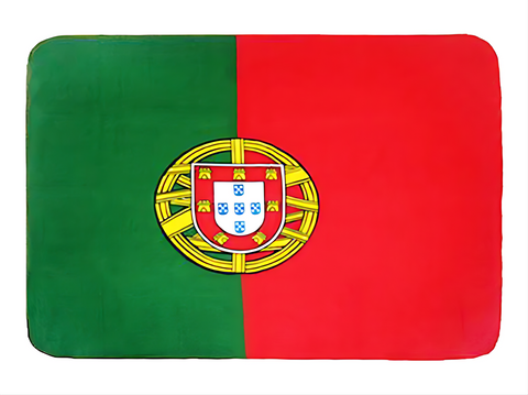 Portugal Flag Fleece Blanket - 50