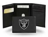 Las Vegas Raiders Embroidered Trifold Wallet - NFL