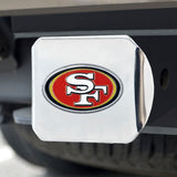 San Francisco 49ers Chrome Painted Hitch Cover - NFL