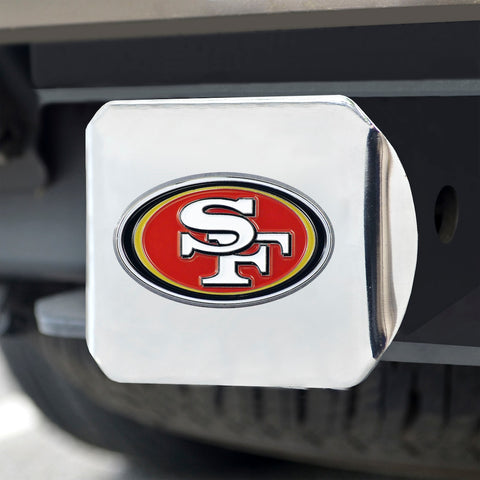San Francisco 49ers Chrome Painted Hitch Cover - NFL