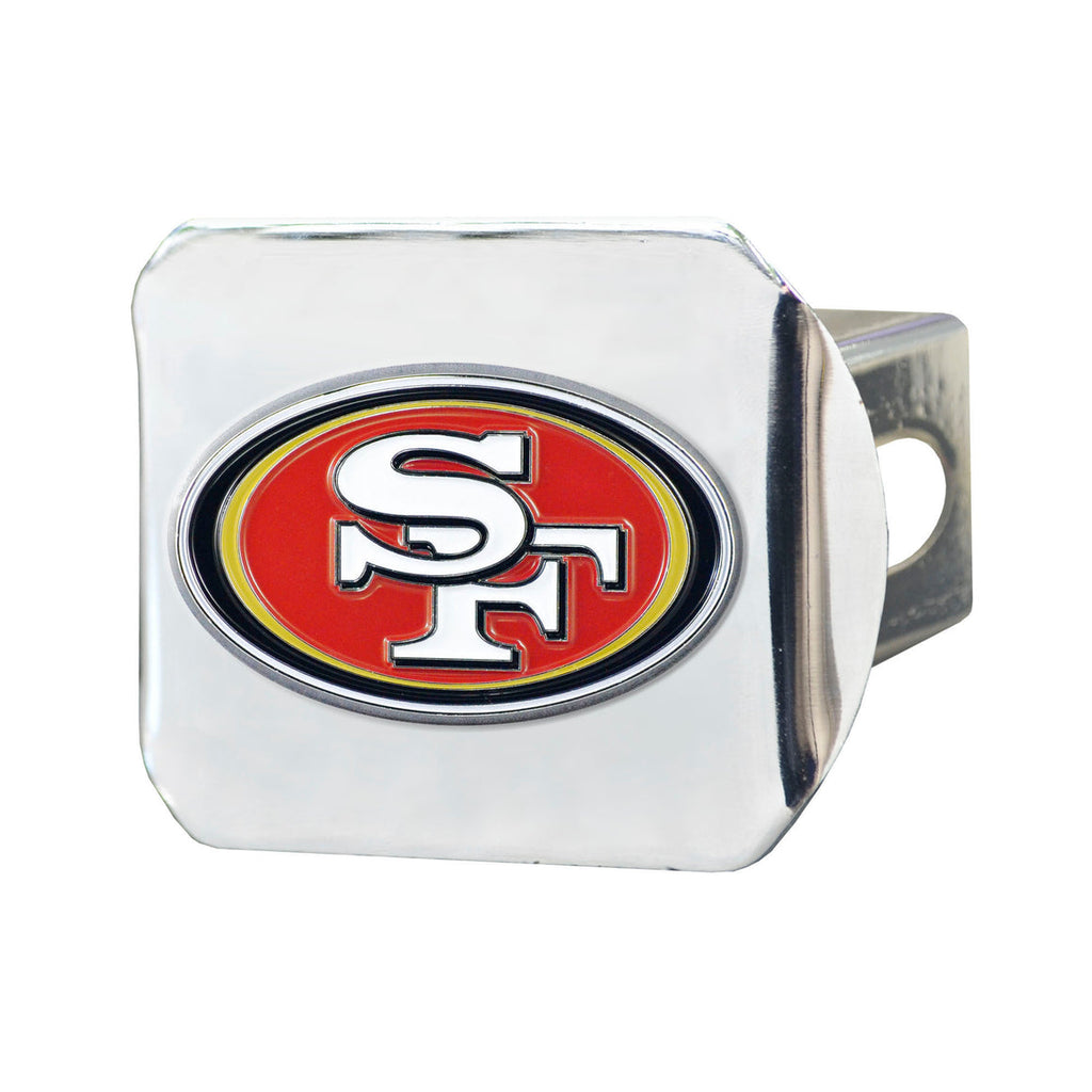 San Francisco 49ers Chrome Painted Hitch Cover - NFL