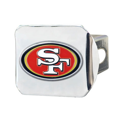 San Francisco 49ers Chrome Painted Hitch Cover - NFL