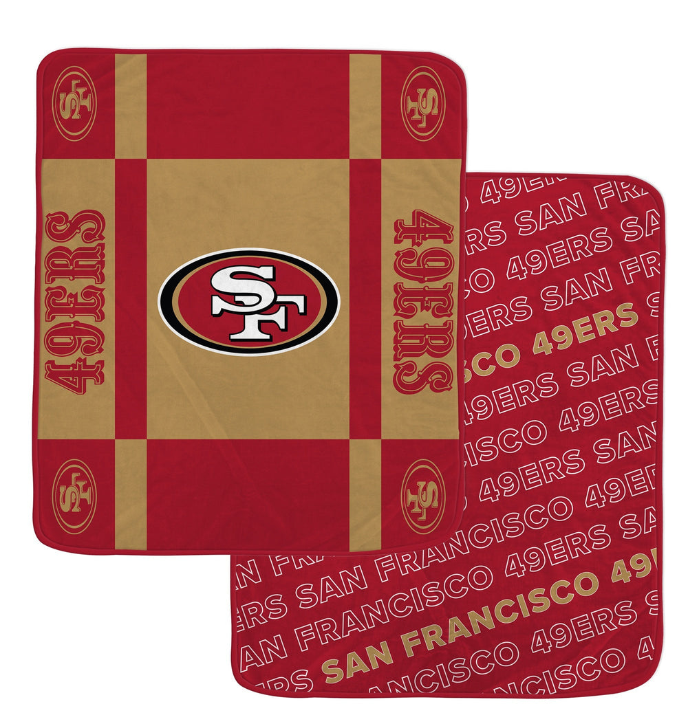 San Francisco 49ers Reversible Fleece Blanket - NFL