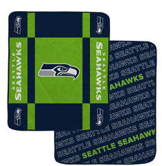 Seattle Seahawks Reversible Fleece Blanket - NFL