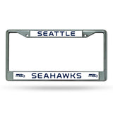 Seattle Seahawks Chrome License Plate Frame - NFL