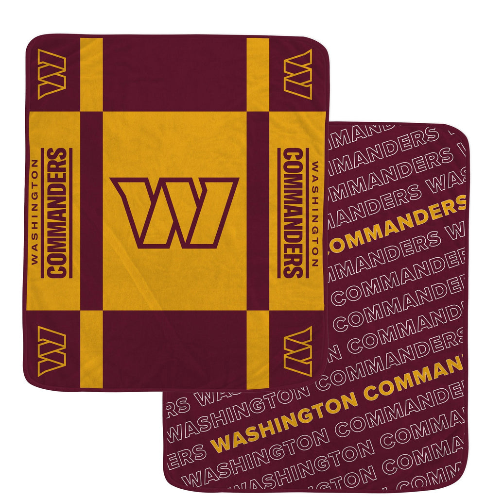 Washington Commanders Reversible Fleece Blanket - NFL