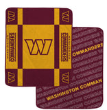 Washington Commanders Reversible Fleece Blanket - NFL