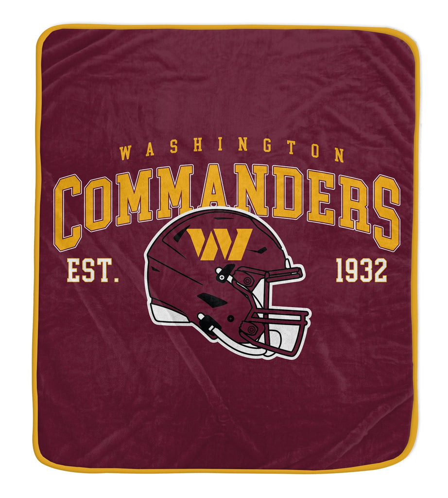 Washington Commanders Ultra Soft Fleece Travel Blanket - NFL