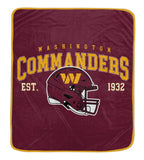 Washington Commanders Ultra Soft Fleece Travel Blanket - NFL