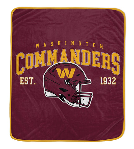 Washington Commanders Ultra Soft Fleece Travel Blanket - NFL