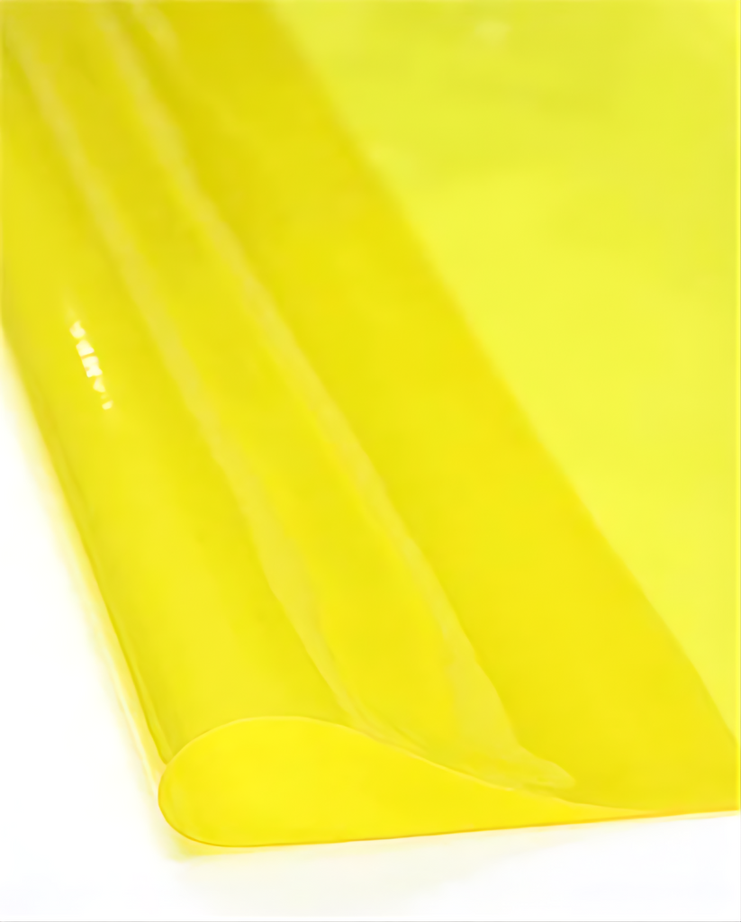 Yellow Tinted Clear Vinyl 10-Gauge Multipurpose Fabric - 5-Star Fabrics