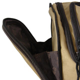 Alabama Crimson Tide Zep-Pro Men's Khaki Canvas Hanging Toiletry Bag - NCAA