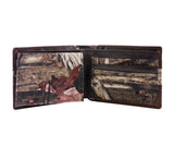Florida State Seminoles Zep-Pro Mossy Oak Nylon and Leather Bifold Concho Wallet - NCAA