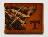 Tennessee Volunteers Bifold Realtree Max-5 Camo & Leather Wallet - NCAA