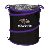 Baltimore Ravens 3-in-1 Collapsible Cooler, Trash Can or Laundry Hamper - NFL