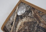 Missouri Tigers Trifold Realtree Max-5 Camo & Leather Wallet - NCAA