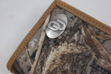 Oklahoma Sooners Trifold Realtree Max-5 Camo & Leather Wallet - NCAA