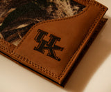 Kentucky Wildcats Bifold Realtree Max-5 Camo & Leather Wallet - NCAA