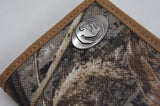 Florida State Seminoles Trifold Realtree Max-5 Camo & Leather Wallet - NCAA