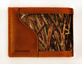 Tennessee Volunteers Bifold Realtree Max-5 Camo & Leather Wallet - NCAA