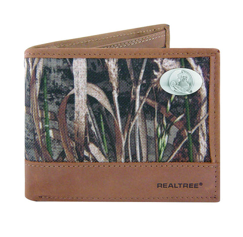 Florida State Seminoles Realtree Max-5 Camo & Leather Bifold Concho Wallet - NCAA